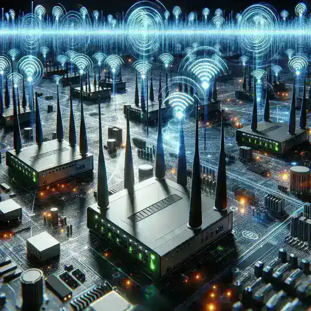 "Comcast Wi-Fi 7 router showcased in a modern home setting, highlighting advanced features for high-speed internet connectivity for seamless streaming and smart devices."